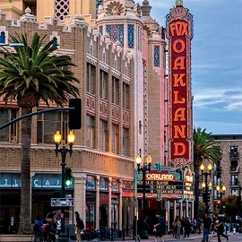 The Iconic Grand Lake Theater in Oakland - Right Next To The Freeway On-Ramp That Will Take You to Your Local Rowing Machine Store!