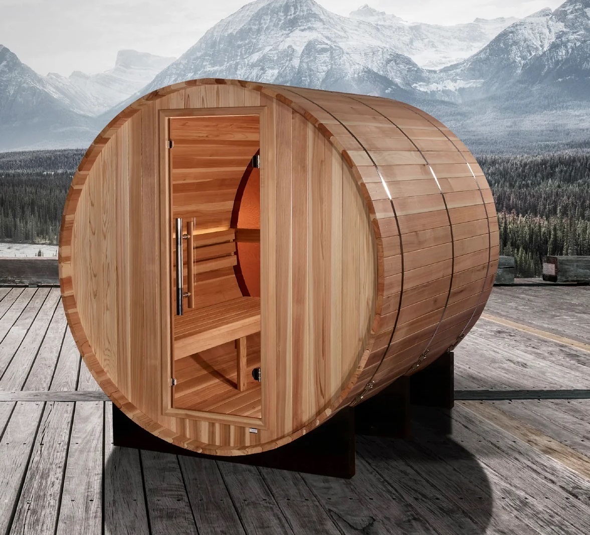 Traditional Barrel Outdoor Sauna